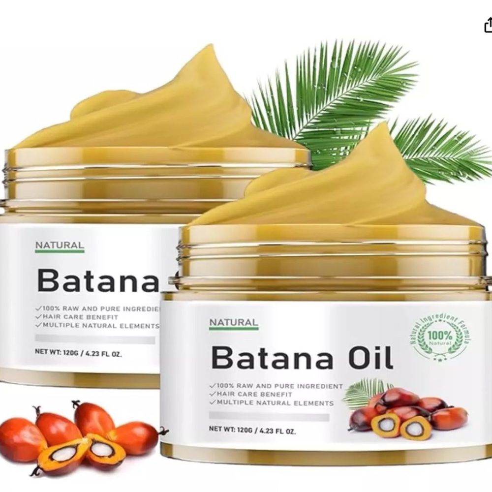 Batana Oil for Hair Growth 2PCS Raw Unrefined Natural Organic 100 Percent Pure